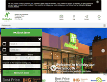 Tablet Screenshot of hiportsmouthhotel.co.uk